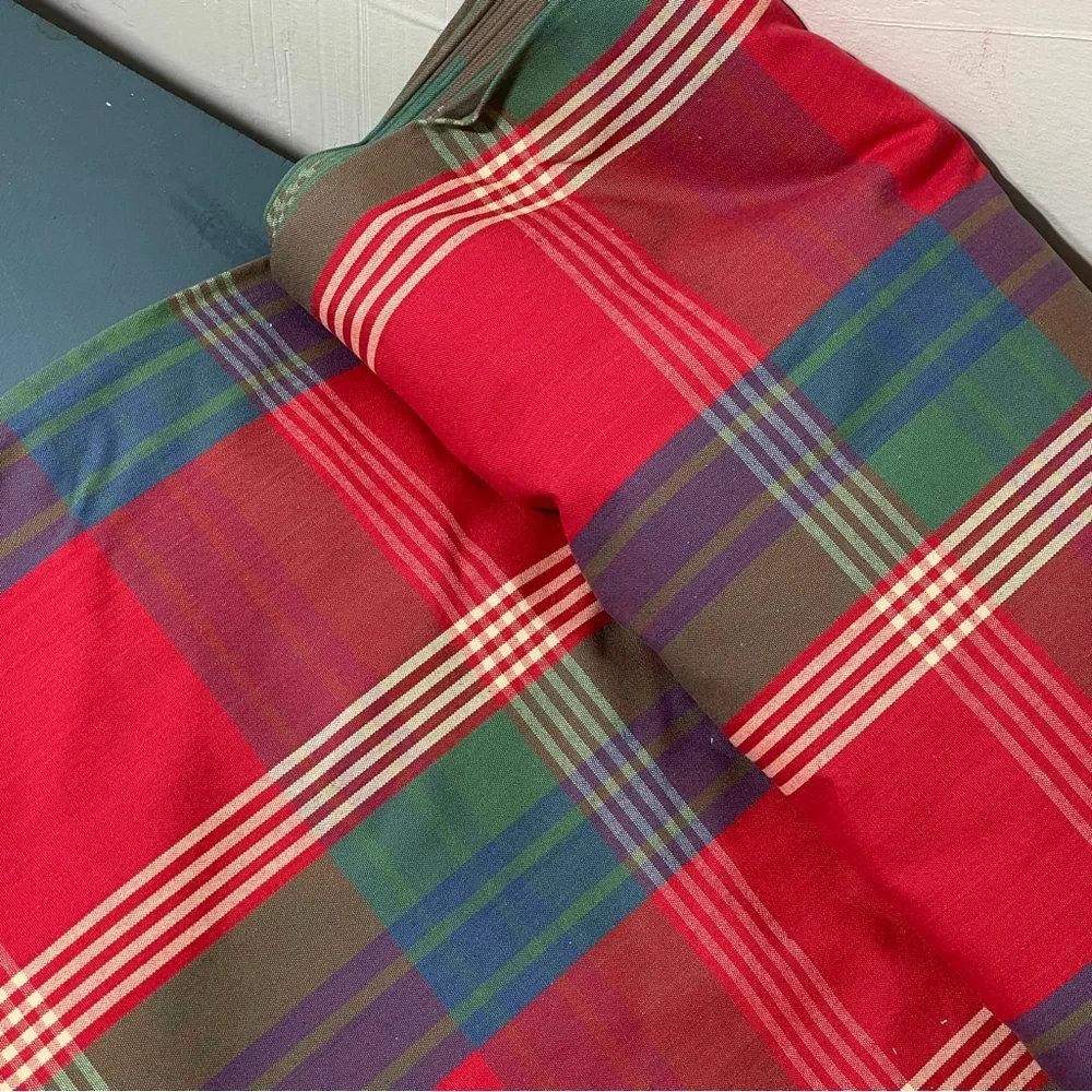Ikea fabric in plaid pattern new. price per two yards